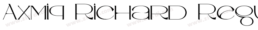Axmiq Richard Regula字体转换